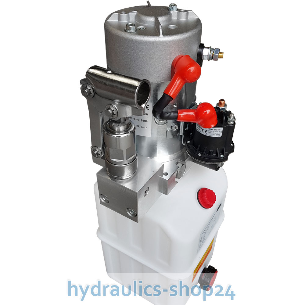 12 Volt 12V Hydraulikpumpe Hydraulikaggregat für Kipper ohne Kabe E -  Bedienteil