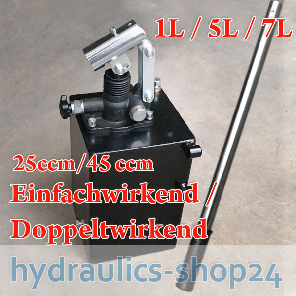 Hydraulikaggregat Hydraulik Pumpe FUNK 12V 180 bar Stahl LKW Kipper Anhänger